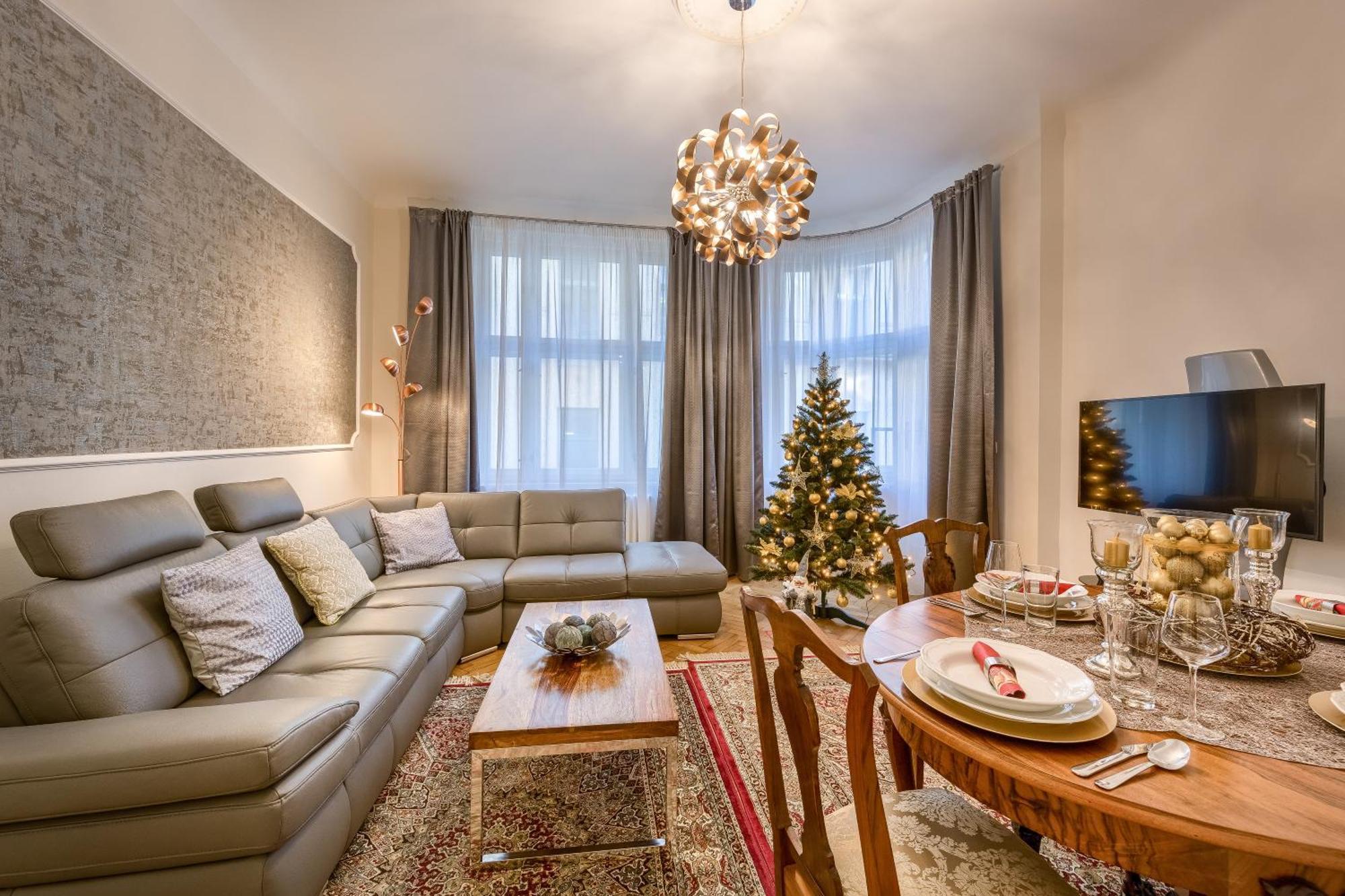 Pragueone Apartment,A/C,Terrace Номер фото